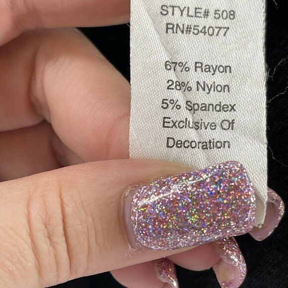 CAbi The Glitz Shell Tank Top Size 4 Charcoal Gray 508 Beaded Sleeveless Blouse - Picture 7 of 7